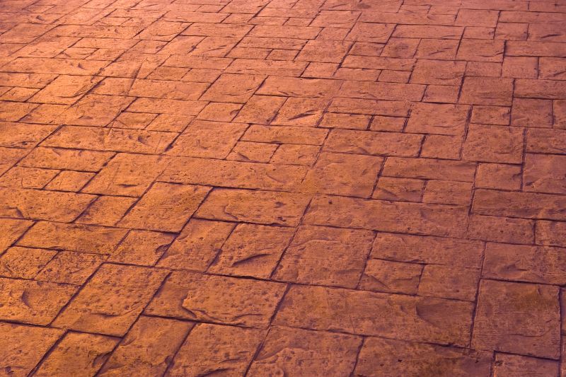 Textured Paver Surface